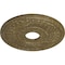 Ekena Millwork Melonie Ceiling Medallion (Canopies up to 6 3/8"), 16"OD x 3 5/8"ID x 3/4"P, Mississippi Mud Crackle CM16MLMMC - alternate 3